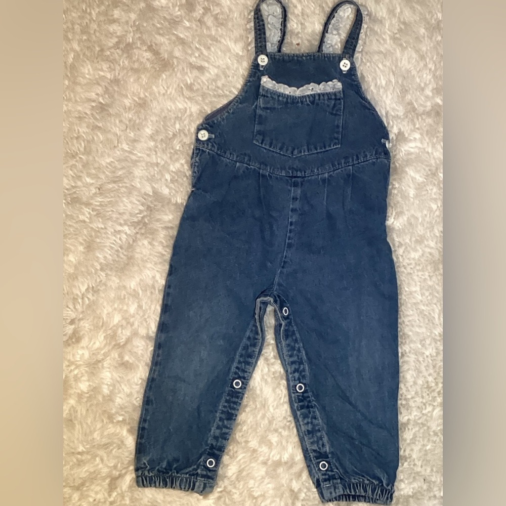 Madewell vintage denim overalls size 24 months